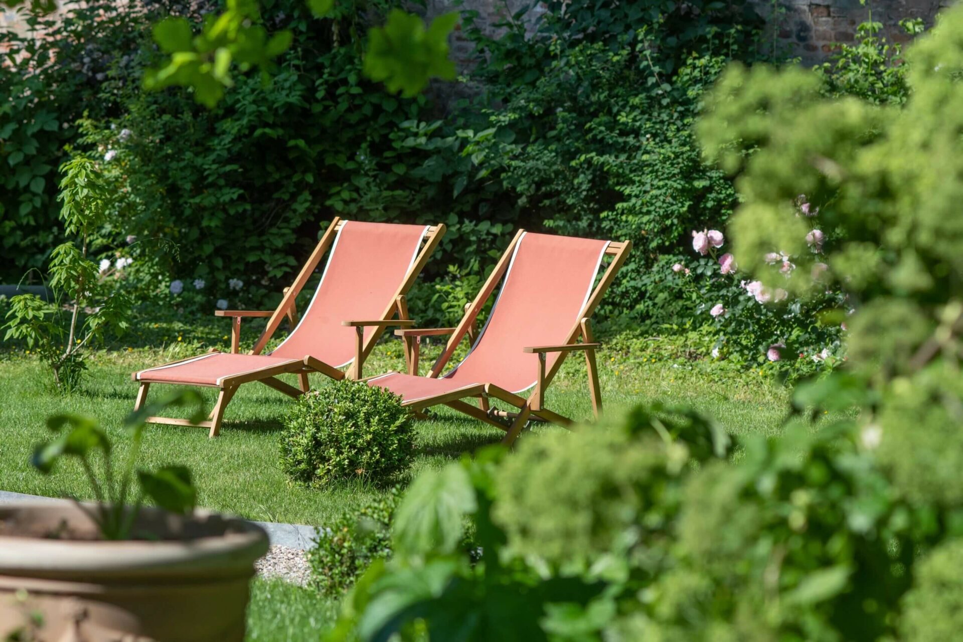 Myrrophores Le Jardin chaises longues